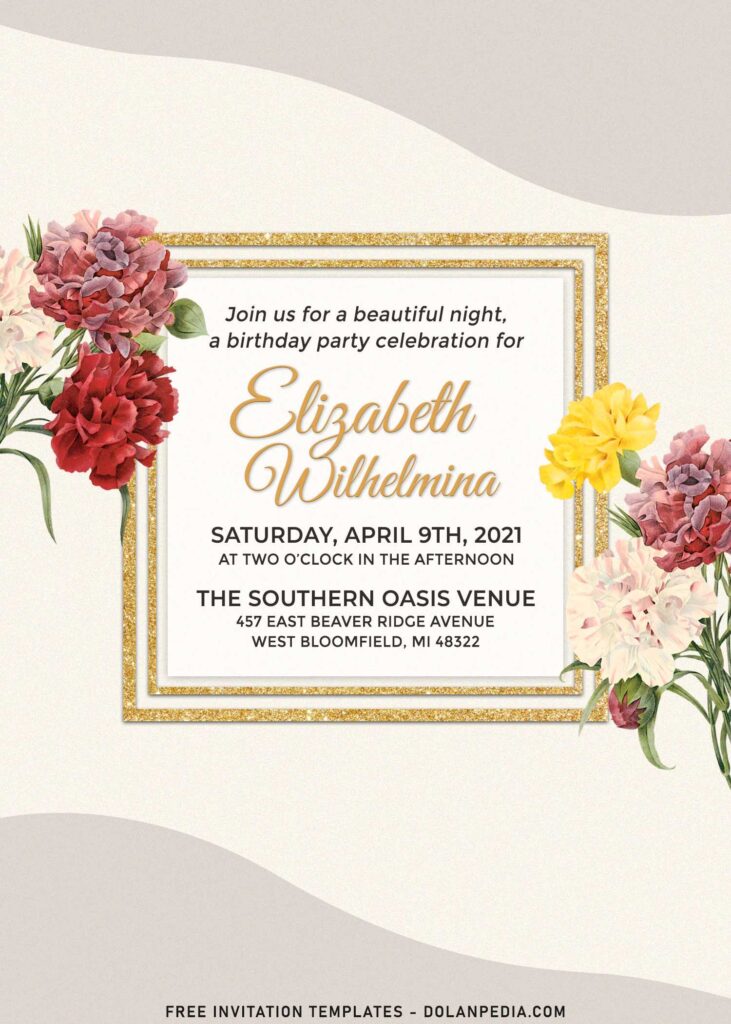 9+ Delicate Floral Invitation Templates For Your Special Day
