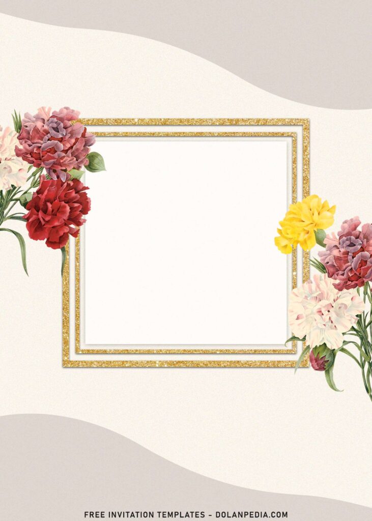 9+ Delicate Floral Invitation Templates For Your Special Day with stunning ranunculus