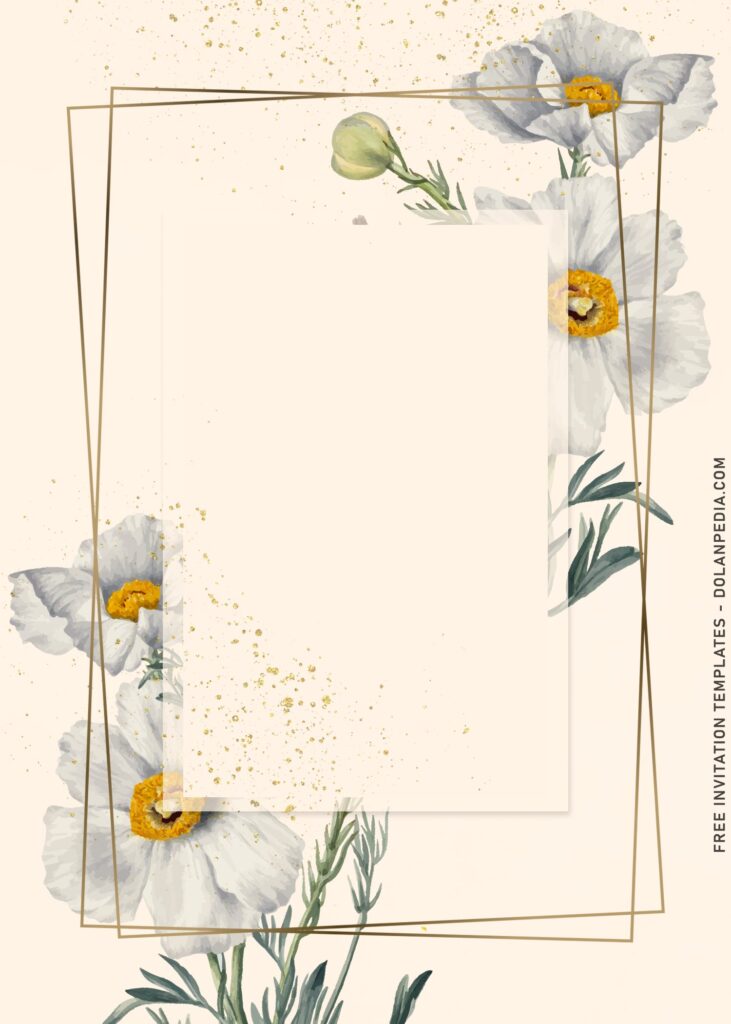 9+ Modest Watercolor Floral Birthday Invitation Templates with 