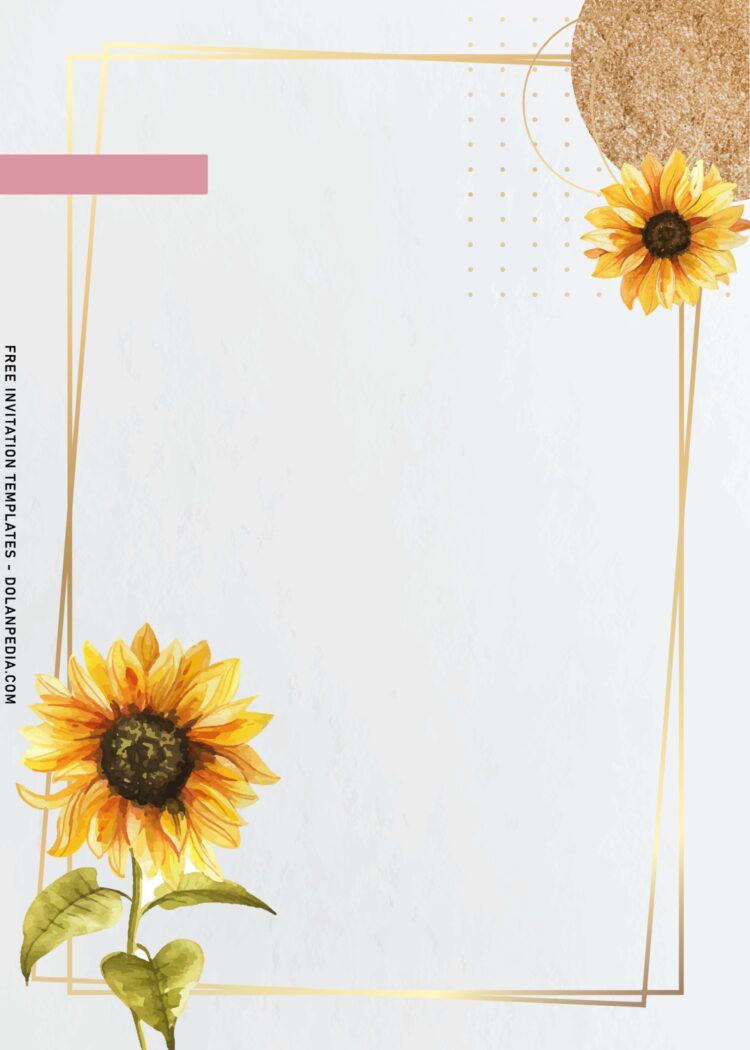 8+ Stylish Sunflower Collage Birthday Invitation Templates | Dolanpedia