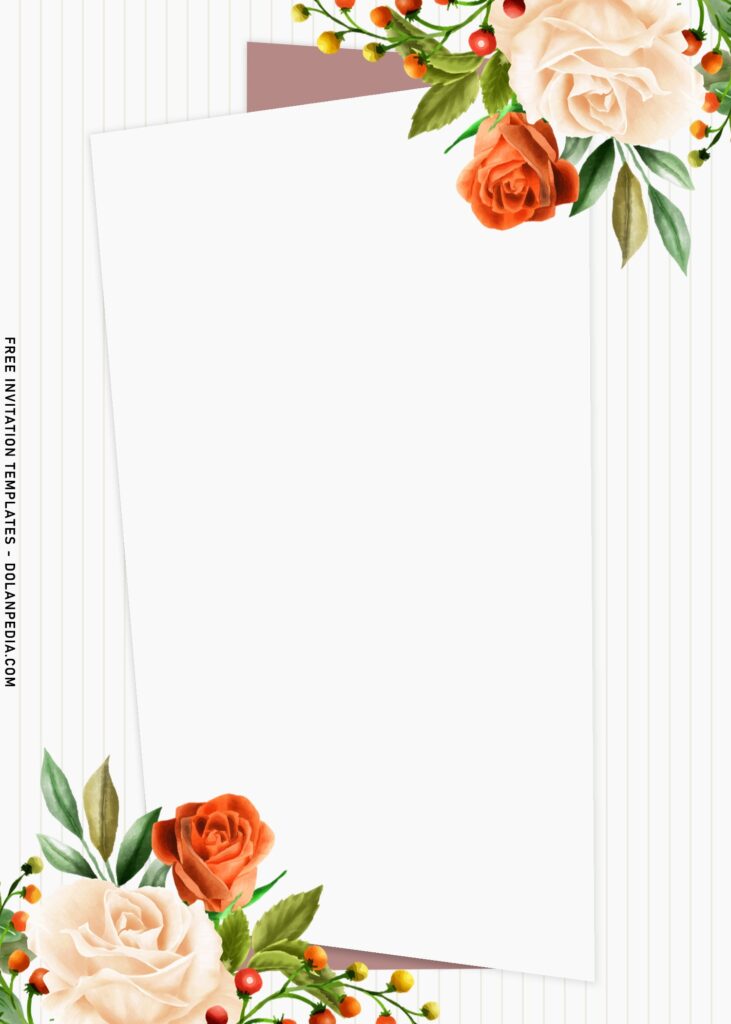 9+ One Spring Day Floral Birthday Invitation Templates with gorgeous blush ranunculus