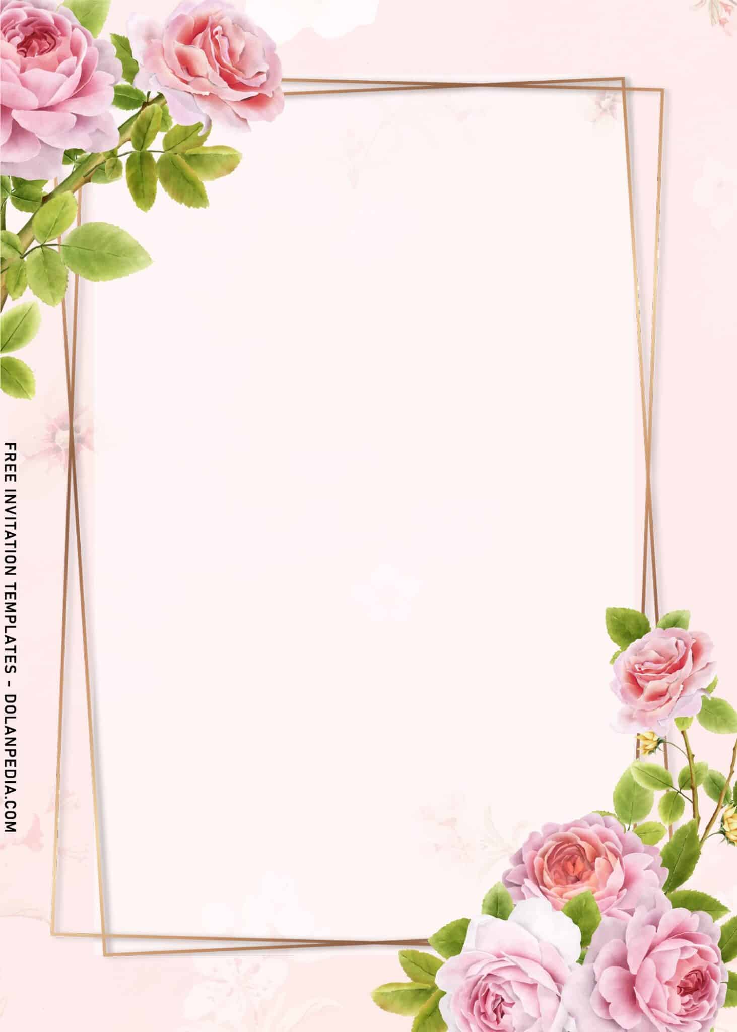 8+ Fresh Natural Pink Carnation Birthday Invitation Templates | Dolanpedia