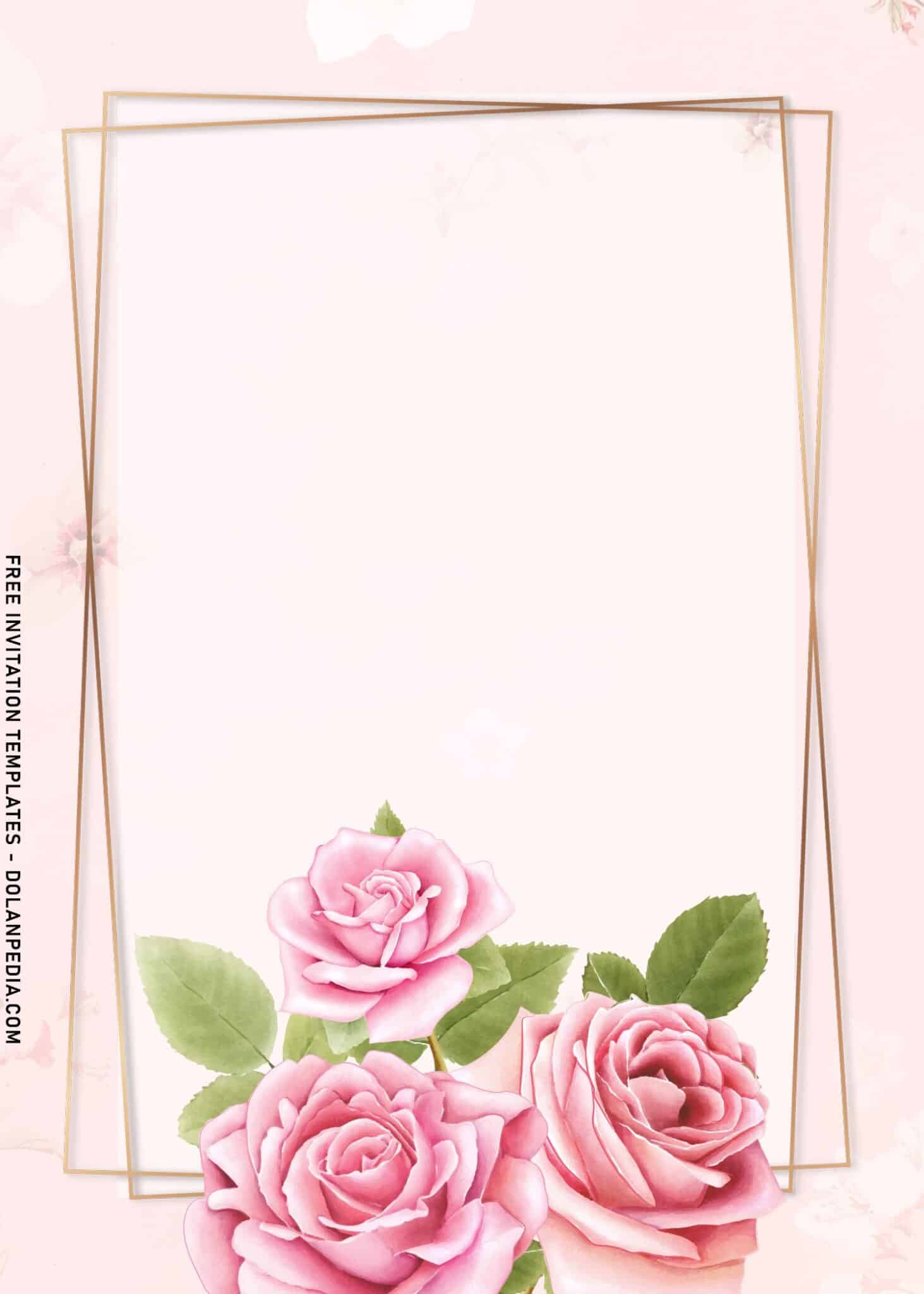 8+ Fresh Natural Pink Carnation Birthday Invitation Templates 