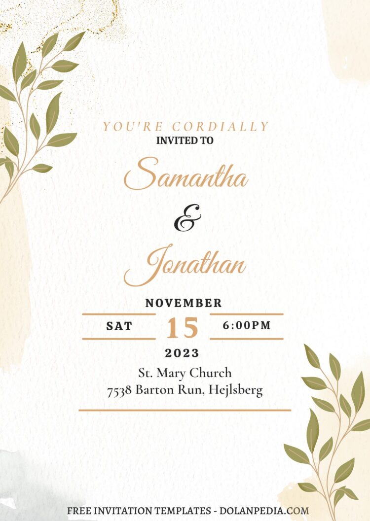 (Free) 7+ Blissful Autumn Canva Birthday Invitation Templates | Dolanpedia