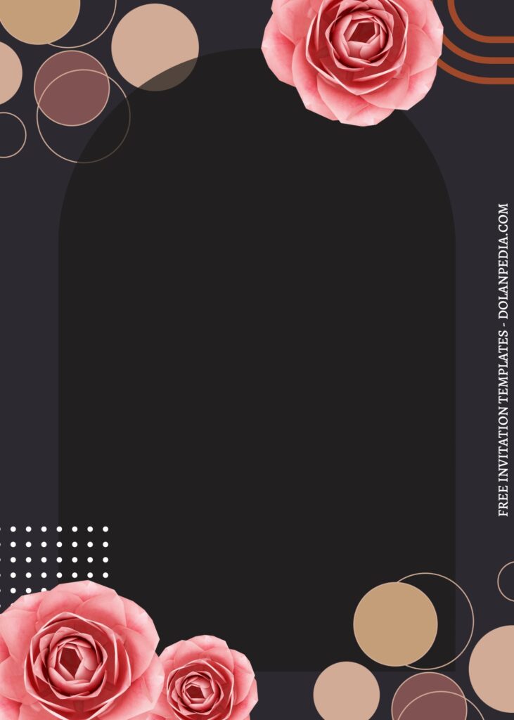 FREE PRINTABLE - 8+ Floral Montage Canva Birthday Invitation Templates with portrait orientation design