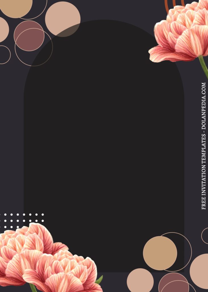 FREE PRINTABLE - 8+ Floral Montage Canva Birthday Invitation Templates with elegant text box
