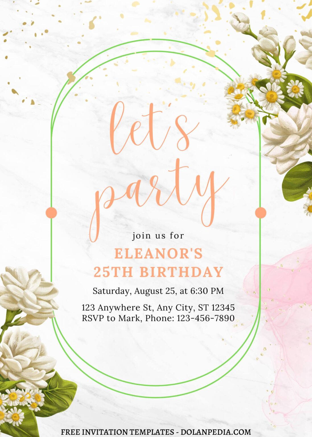 FREE PRINTABLE – 9+ Spring Garden Canva Party Invitation Templates ...