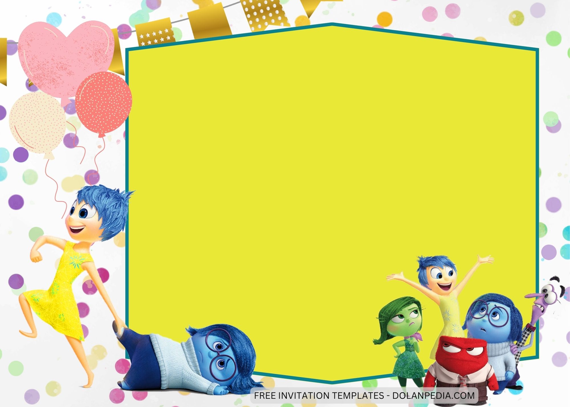 Blank Inside Out Birthday Invitation Templates Eight