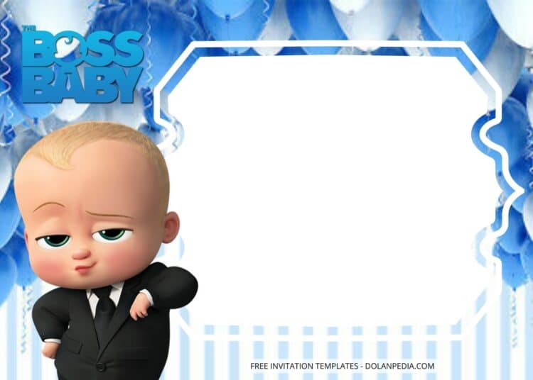 7+ Boss Baby Birthday Invitation Templates | Dolanpedia