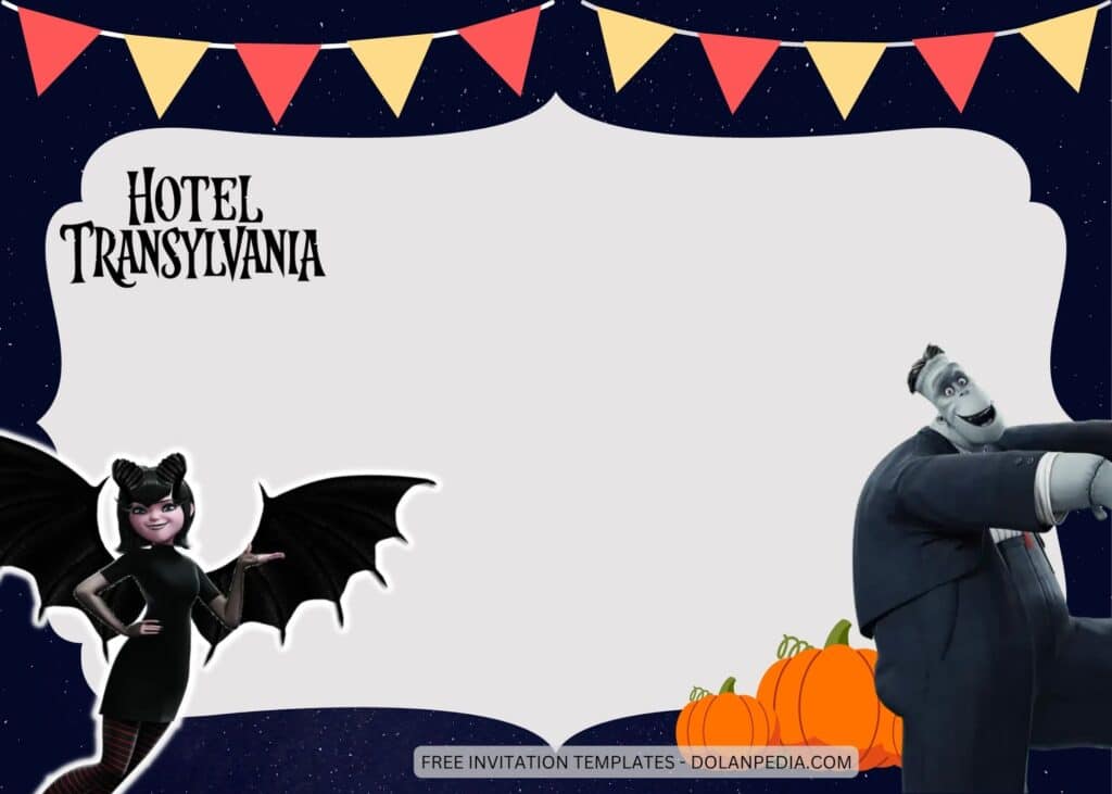 8+ Hotel Transylvania Birthday Invitation Templates | Dolanpedia