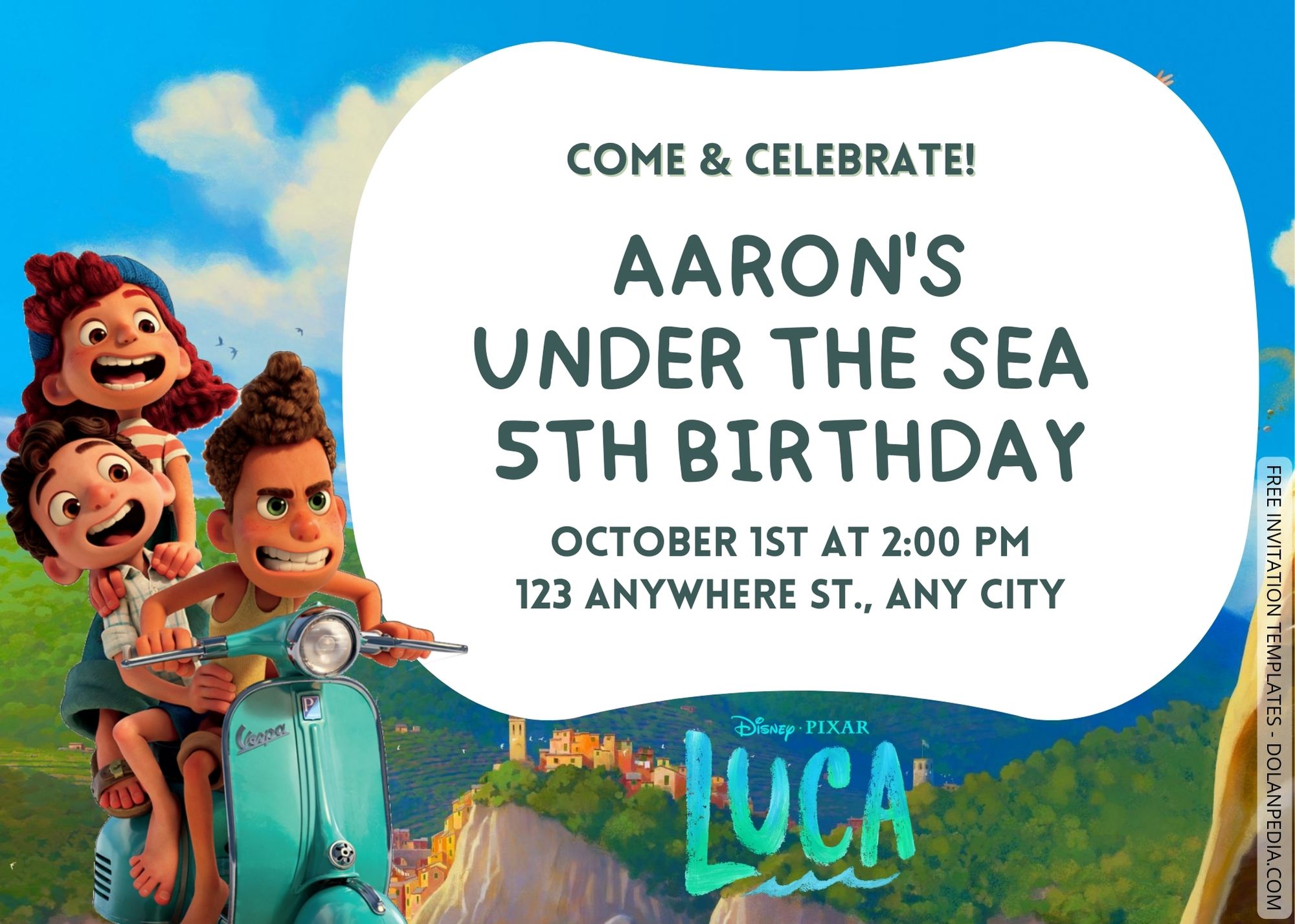 8+ Luca Birthday Invitation Templates Title