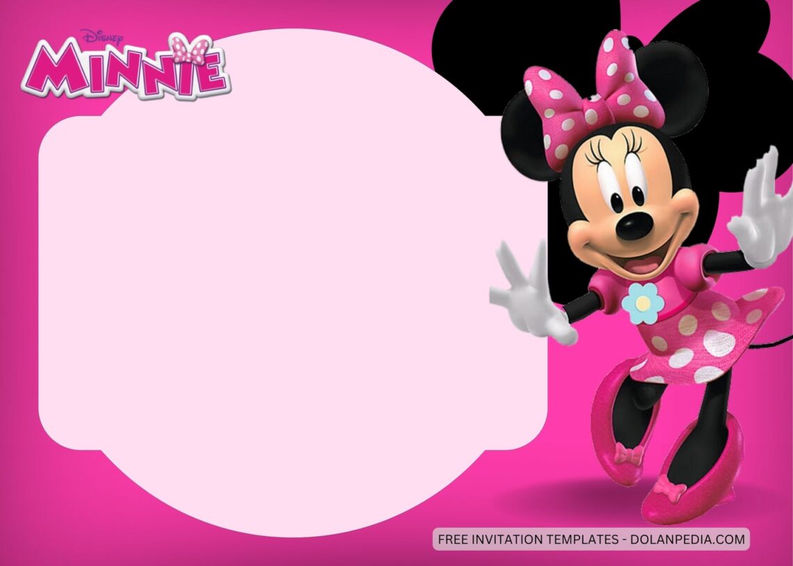 8+ Minnie Mouse Birthday Invitation Templates | Dolanpedia