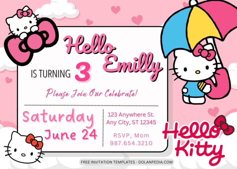 9+ Hello Kitty Birthday Invitation Templates | Dolanpedia