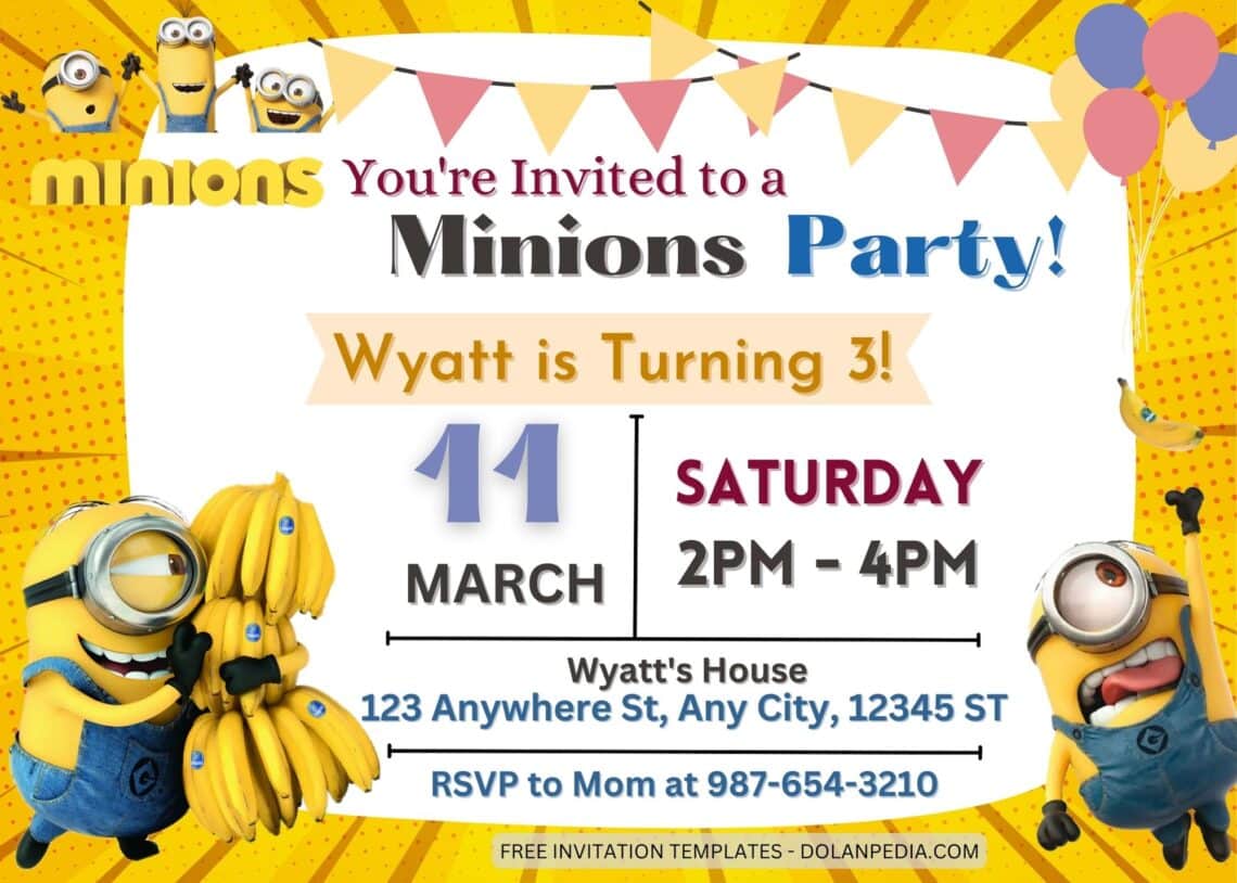 9+ Minions Birthday Invitation Templates