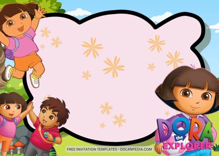 10+ Dora The Explorer Birthday Invitation Templates | Dolanpedia