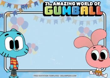 10+ The Amazing World of Gumball Birthday Invitation Templates