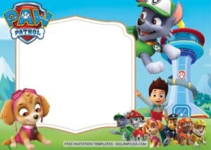 9+ Paw Patrol Birthday Invitation Templates | Dolanpedia