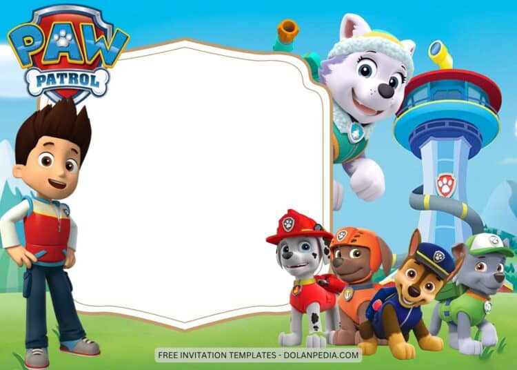 9+ Paw Patrol Birthday Invitation Templates | Dolanpedia | House of ...