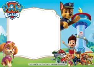 9+ Paw Patrol Birthday Invitation Templates | Dolanpedia