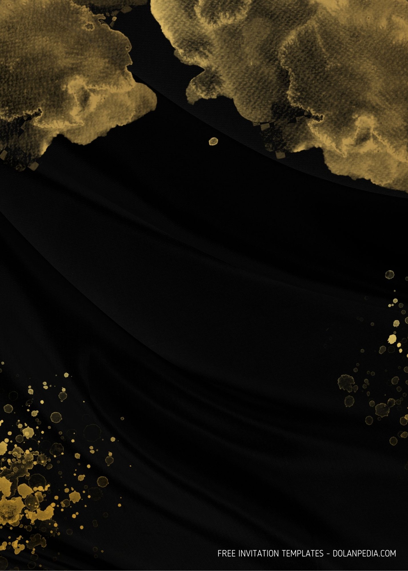 8+ Luxury Black and Gold Birthday Invitation Templates