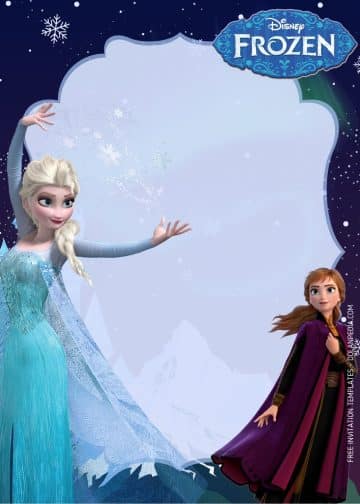 FREE Disney's Frozen Ice Princess Invitation Templates | DOLANPedia ...