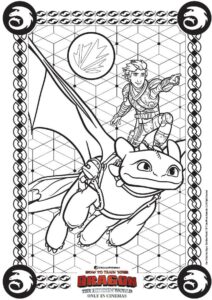 FREE Coloring Pages - How To Train Your Dragon