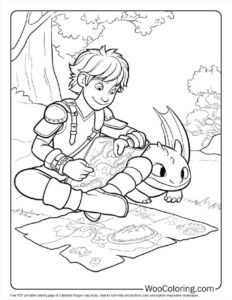 FREE Coloring Pages - How To Train Your Dragon