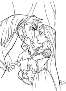 coloring pages - tangled