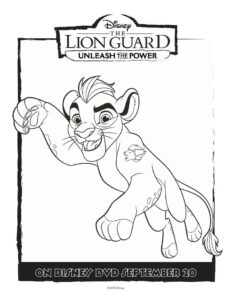 Coloring pages - Lion guard