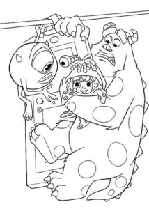 FREE Coloring Pages - Monster Inc