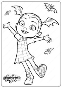 coloring pages - vampirina