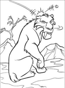 FREE Coloring Pages - Ice Age