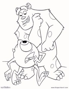 FREE Coloring Pages - Monster Inc