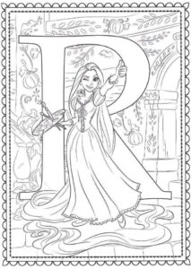 coloring pages - tangled