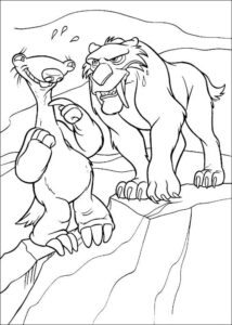 FREE Coloring Pages - Ice Age