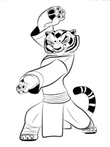 FREE Coloring Pages - Kung Fu Panda