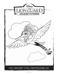 Coloring pages - Lion guard