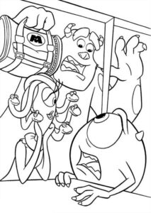 FREE Coloring Pages - Monster Inc