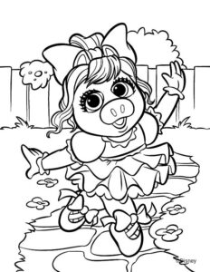 coloring pages - muppet babies