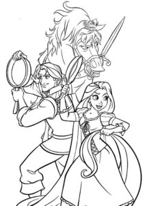 coloring pages - tangled