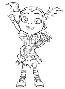 coloring pages - vampirina