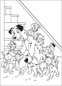 FREE Coloring Pages - 101 Dalmatians