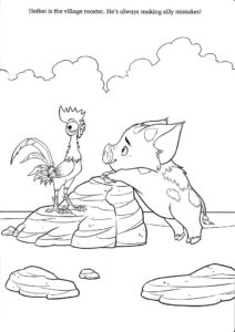 FREE Coloring Pages - Moana