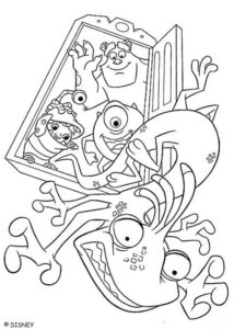 FREE Coloring Pages - Monster Inc